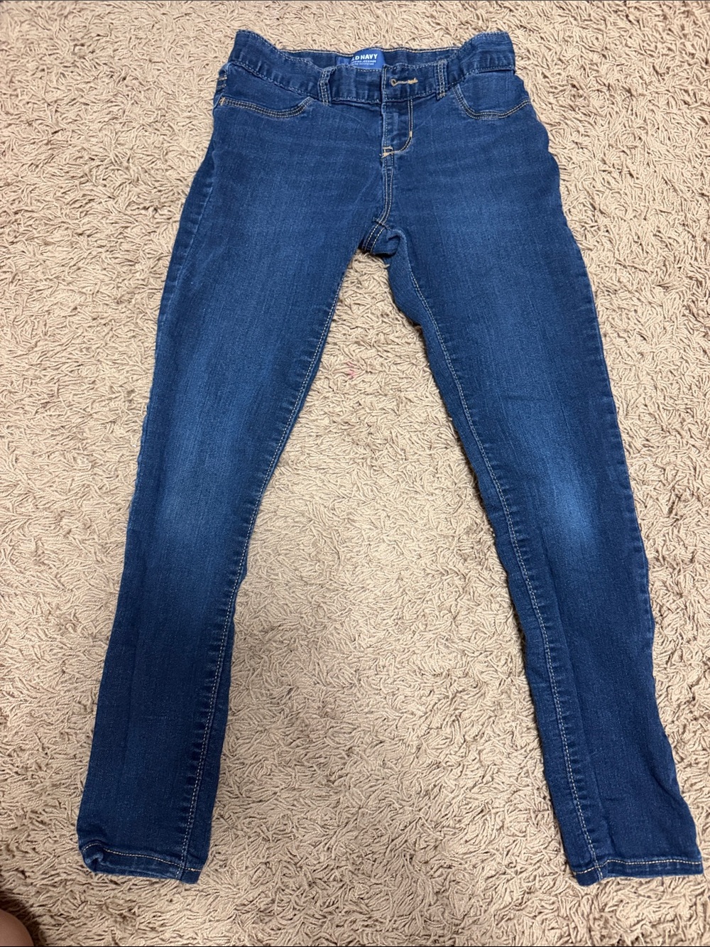 Old Navy Dark Blue Kids Straight Leg Jeans